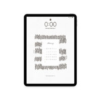 February 2021 Calendar Wallpaper for the iPad.