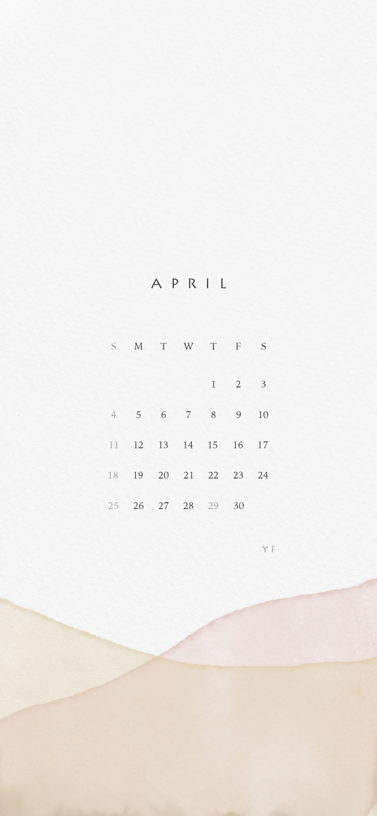 April 21 Calendar Wallpaper For The Iphone Design By Yf