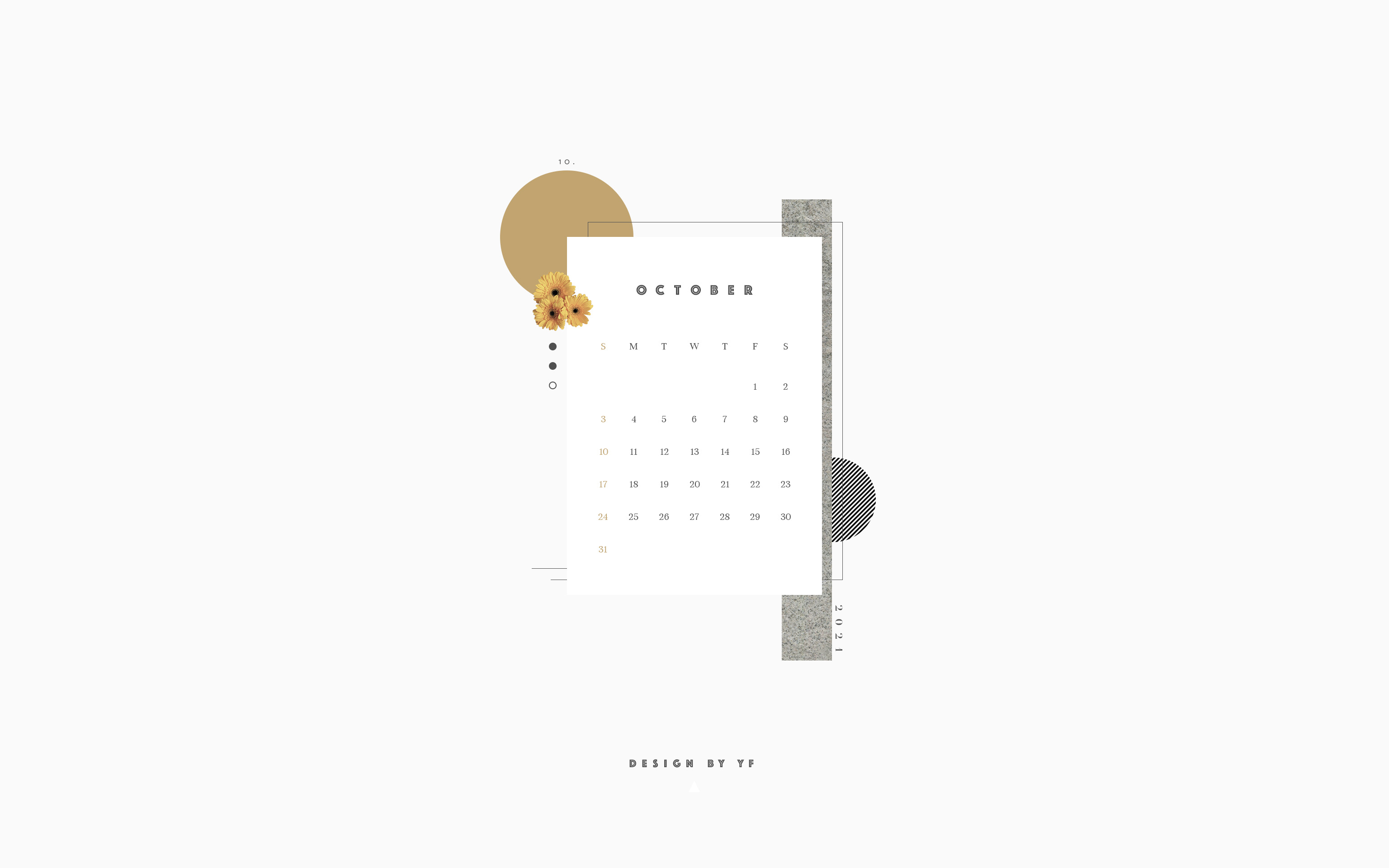 October 21 Calendar Wallpaper For The Mac Design By Yf