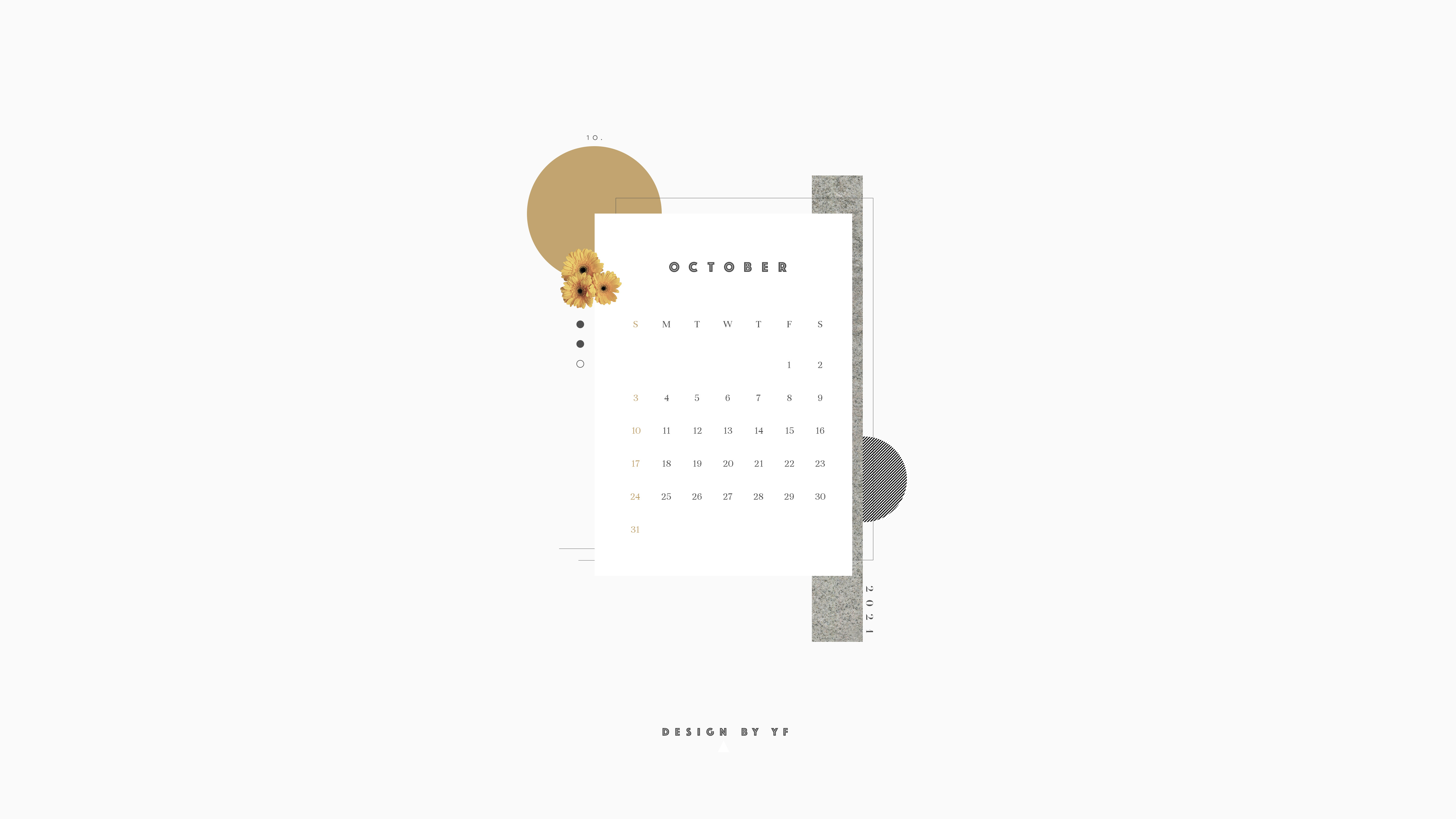 October 21 Calendar Wallpaper For The Mac Design By Yf