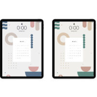 May 2022 Calendar Wallpaper for the iPad.